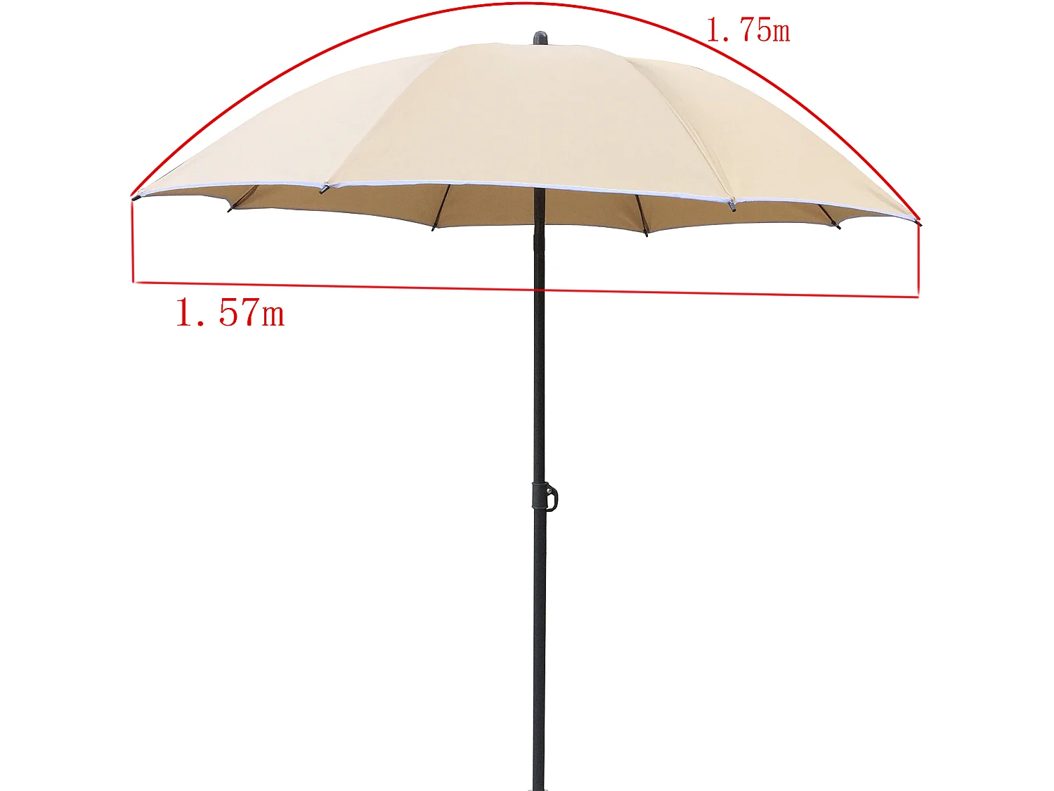 Paraphe solaire 160 cm parapluie Schirm
