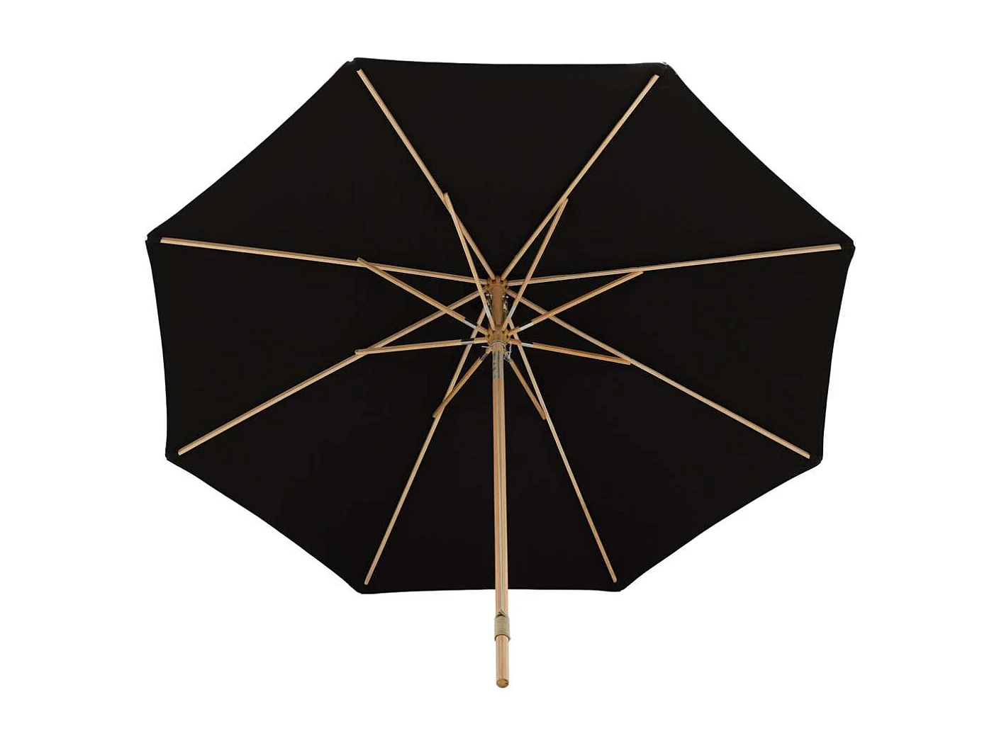 Parasol en Bois "Nypo" 330cm Noir