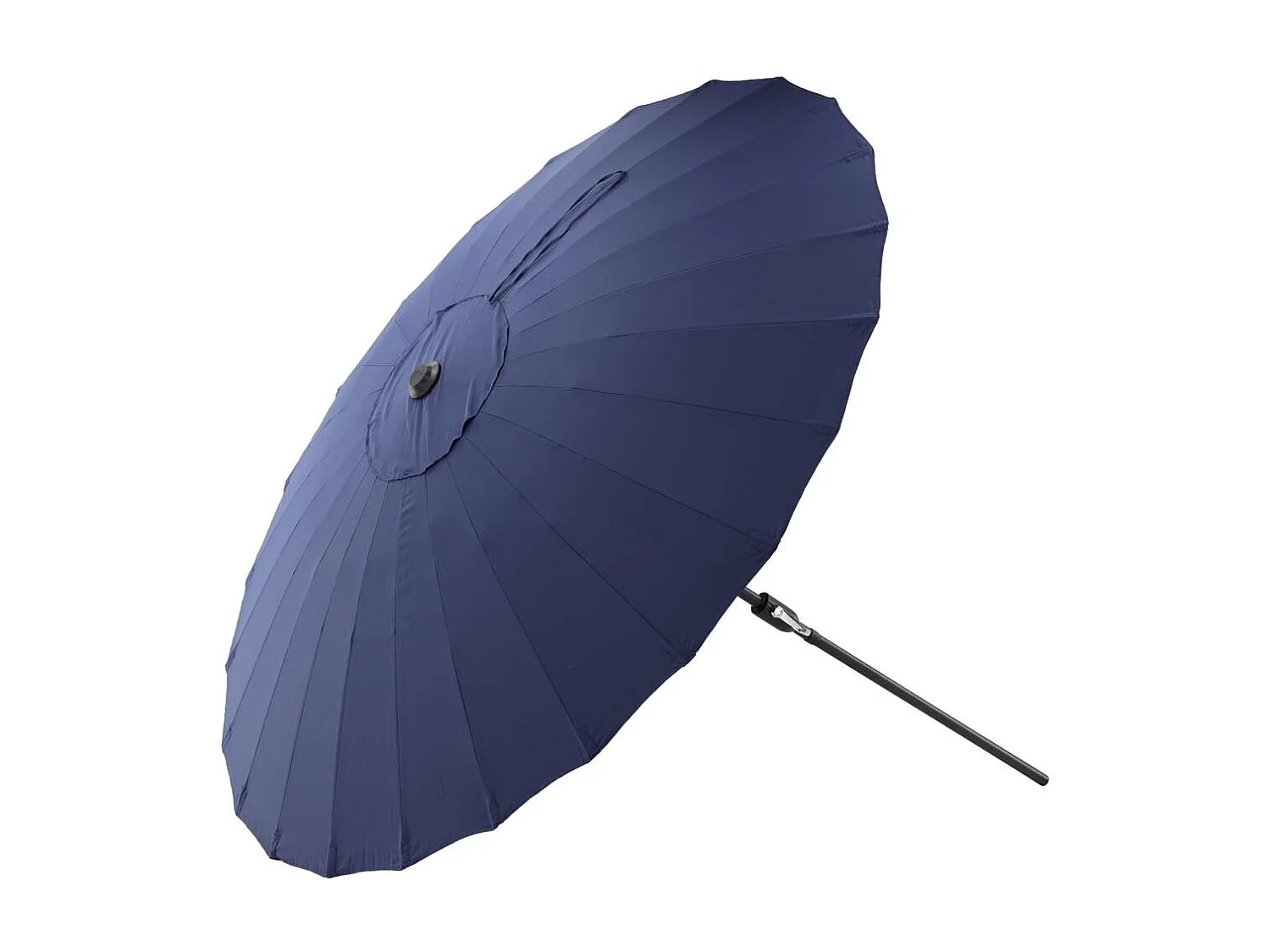 Palmetto parasol met kantelfunctie blauw.