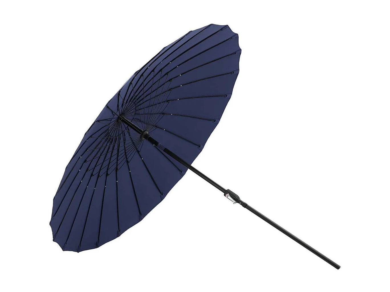 Palmetto parasol met kantelfunctie blauw.