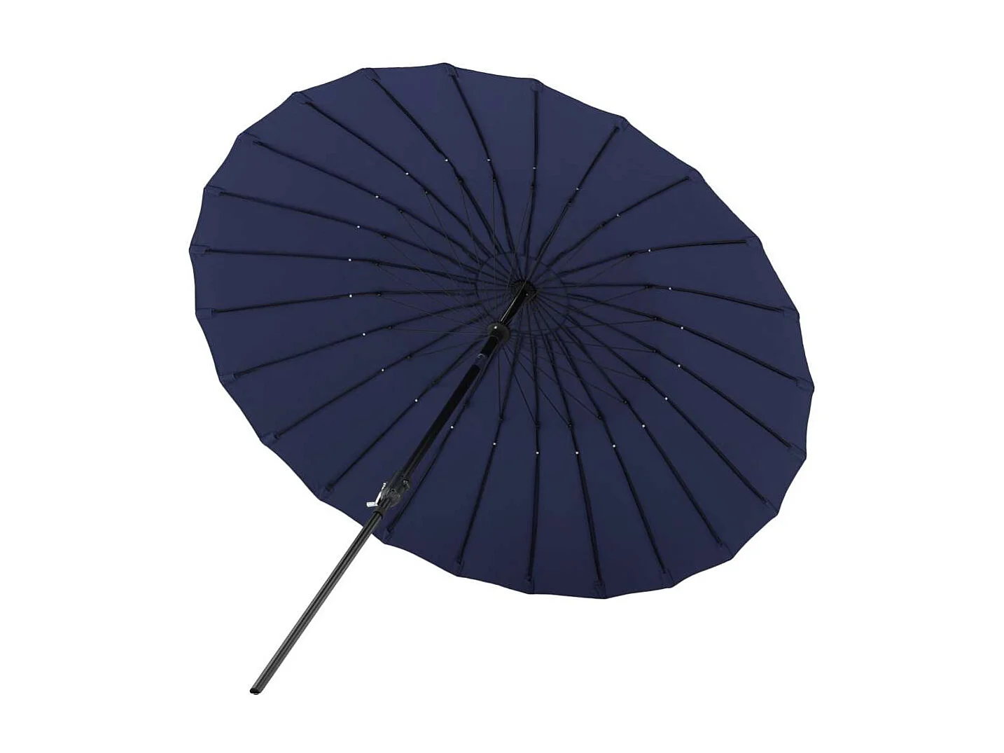 Palmetto parasol met kantelfunctie blauw.