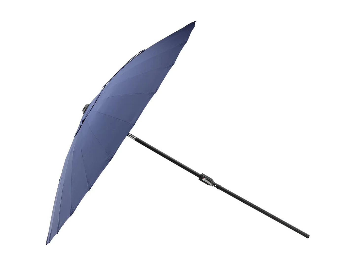 Palmetto parasol met kantelfunctie blauw.