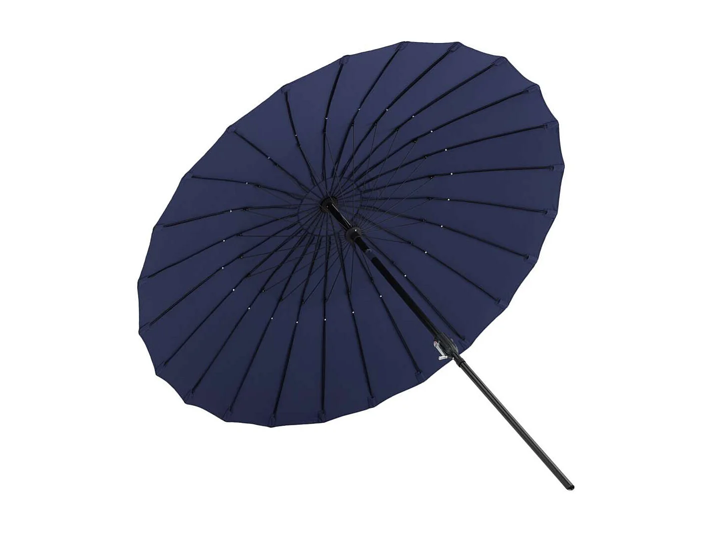 Palmetto parasol met kantelfunctie blauw.