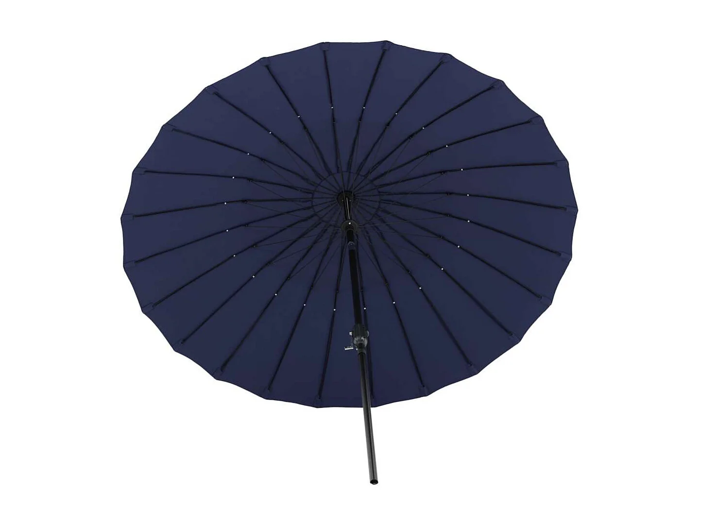 Palmetto parasol met kantelfunctie blauw.