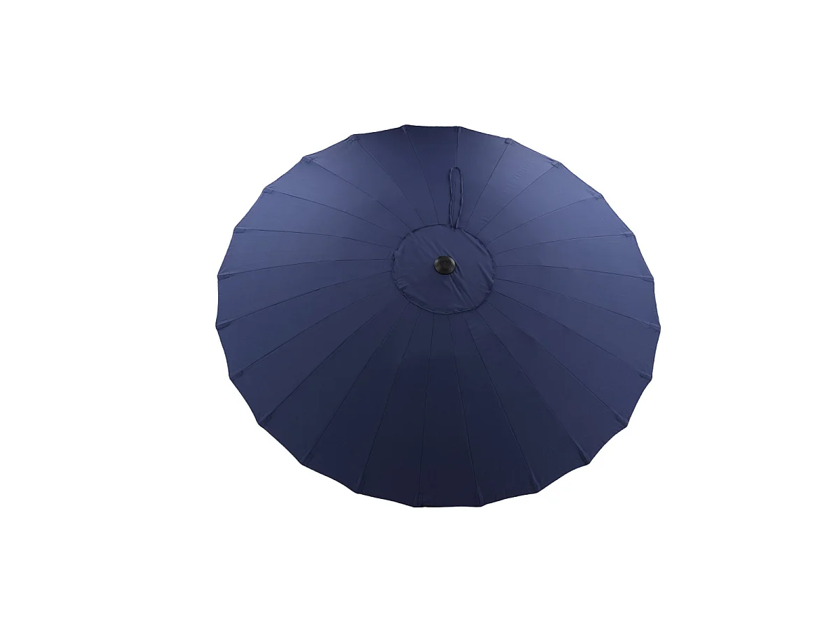 Palmetto parasol met kantelfunctie blauw.