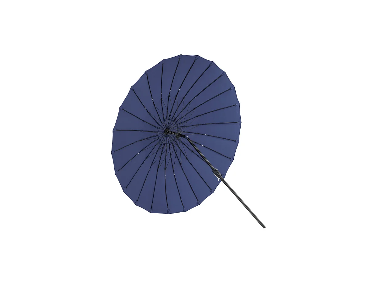 Palmetto parasol met kantelfunctie blauw.