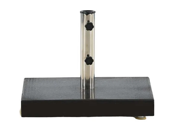 Stathera Sonnenschirm Fuß schwarz.