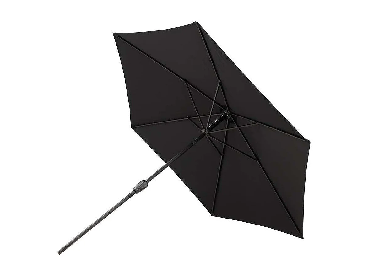 Parasol en Métal "Leeds" 300cm Noir
