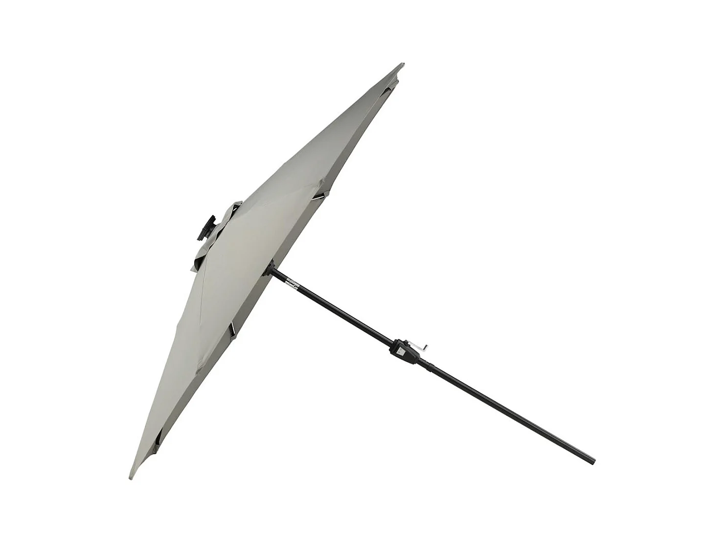 Parasol à LED "Sabal" 270cm Gris