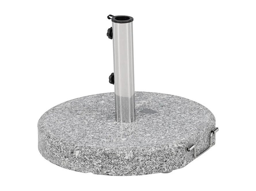 Stathera Sonnenschirm Fuß grau.