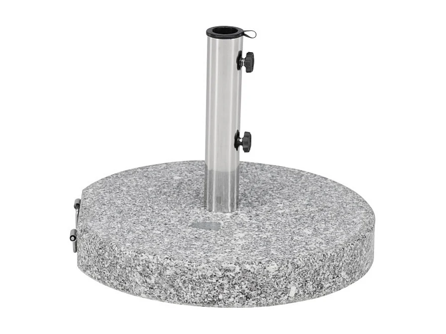 Stathera Sonnenschirm Fuß grau.