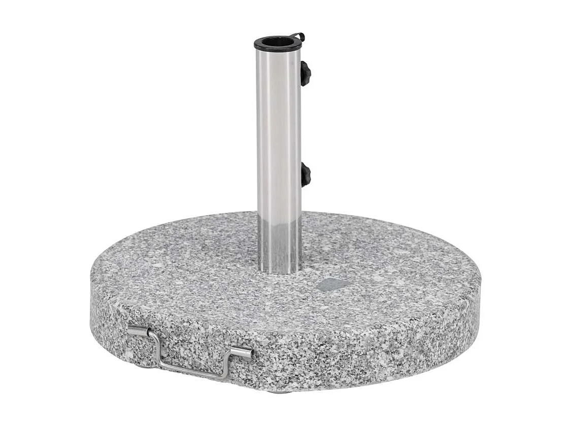 Stathera Sonnenschirm Fuß grau.