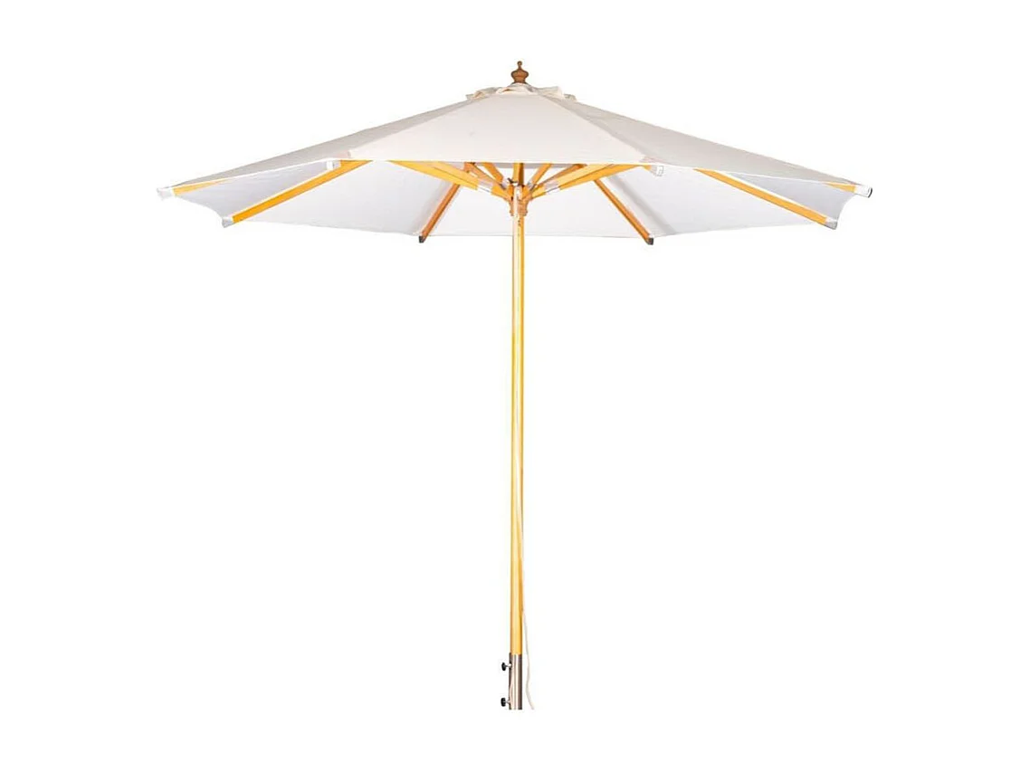 Parasol Design en Bois "Naxos" 300cm Naturel