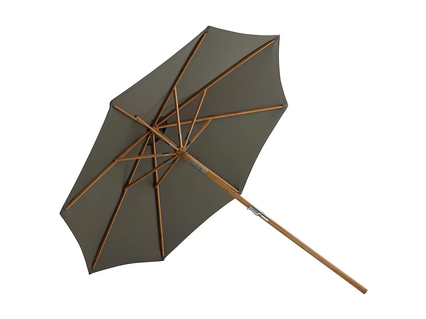 Cerox parasol met kantelfunctie grijs.