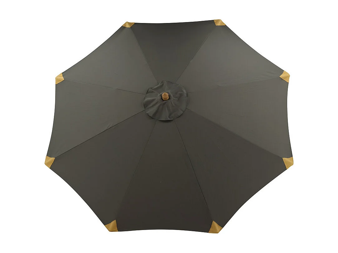 Parasol en Bois "Cerox" 270cm Gris