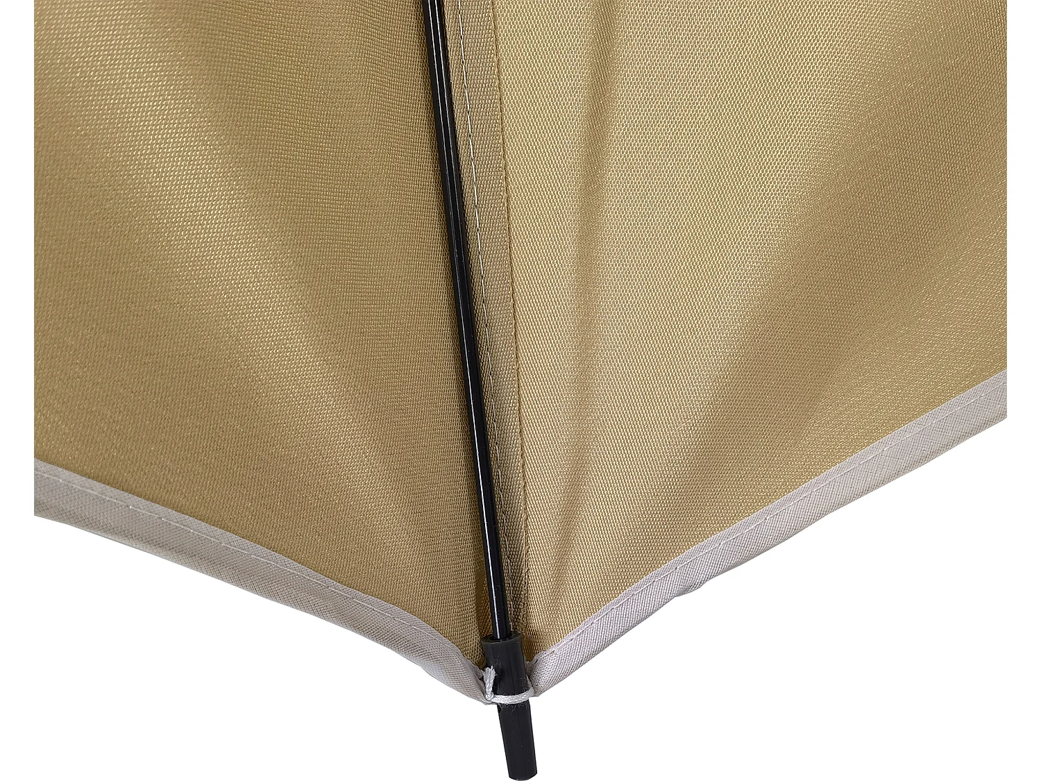 Parasol rund Taupe 0