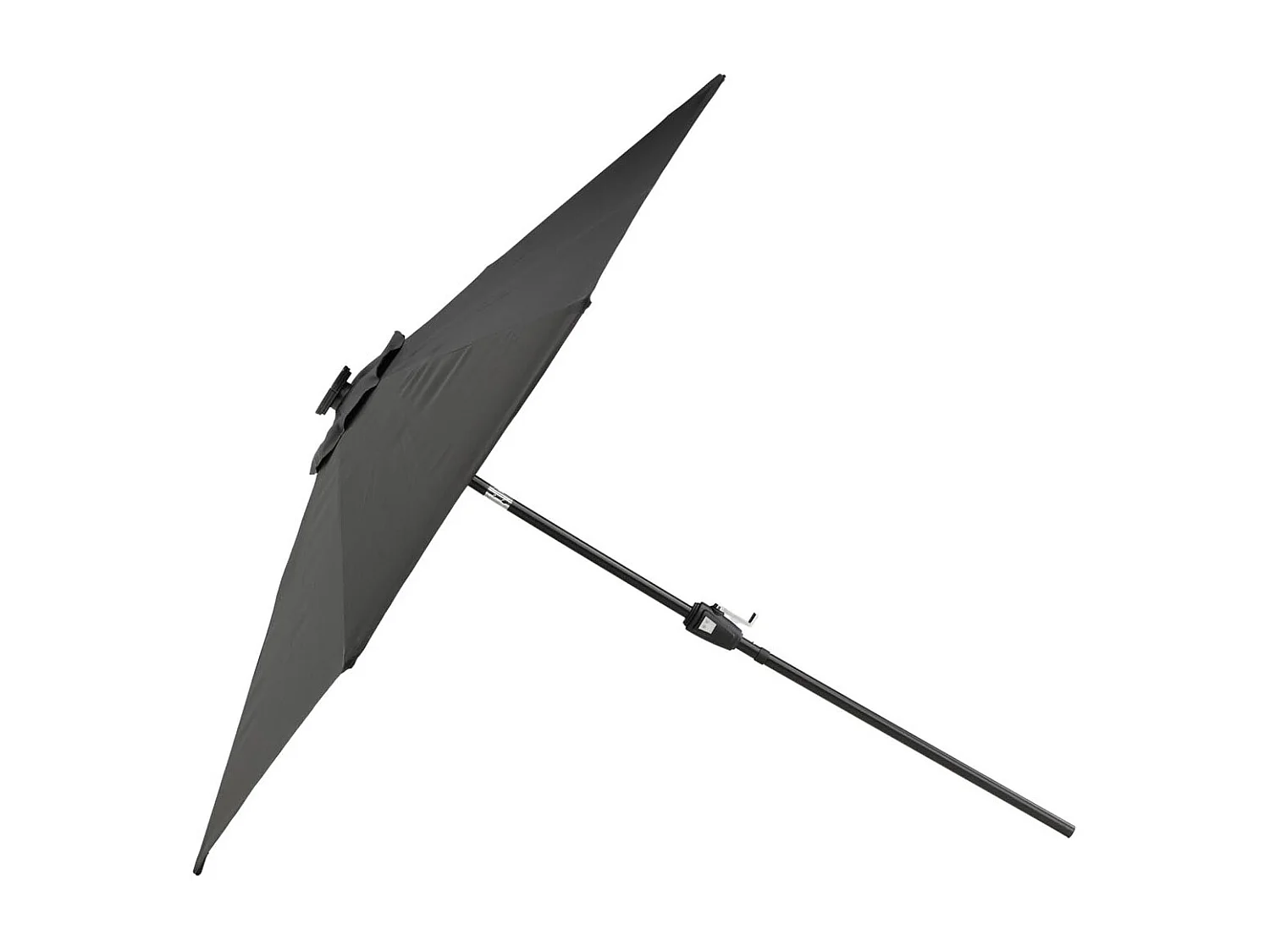 Parasol à LED "Sabal" 270cm Noir