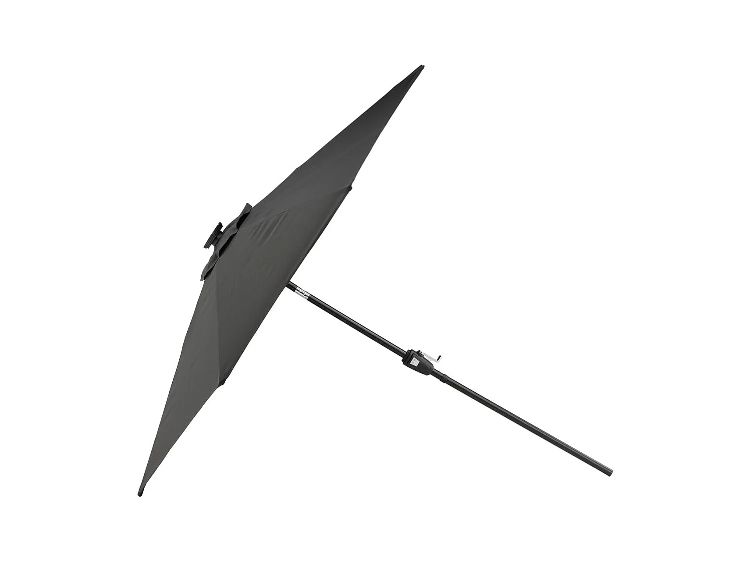 Parasol à LED "Sabal" 270cm Noir