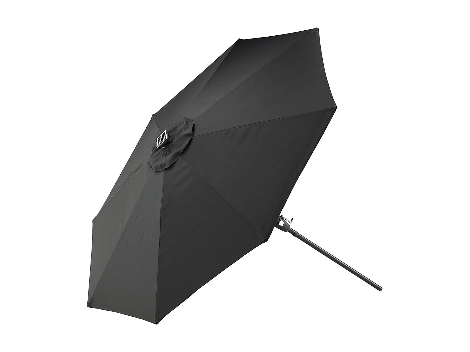 Parasol à LED "Sabal" 270cm Noir