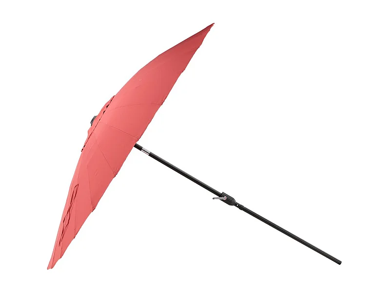 Palmetto parasol avec fonction d'inclinaison rouge.