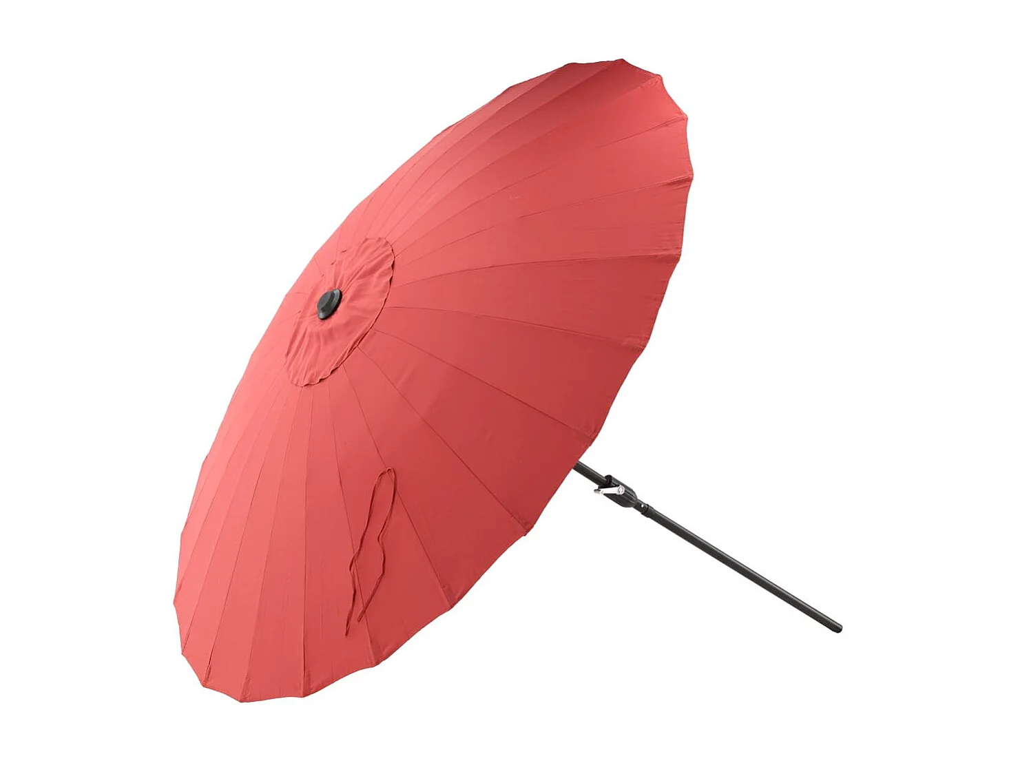 Palmetto parasol avec fonction d'inclinaison rouge.