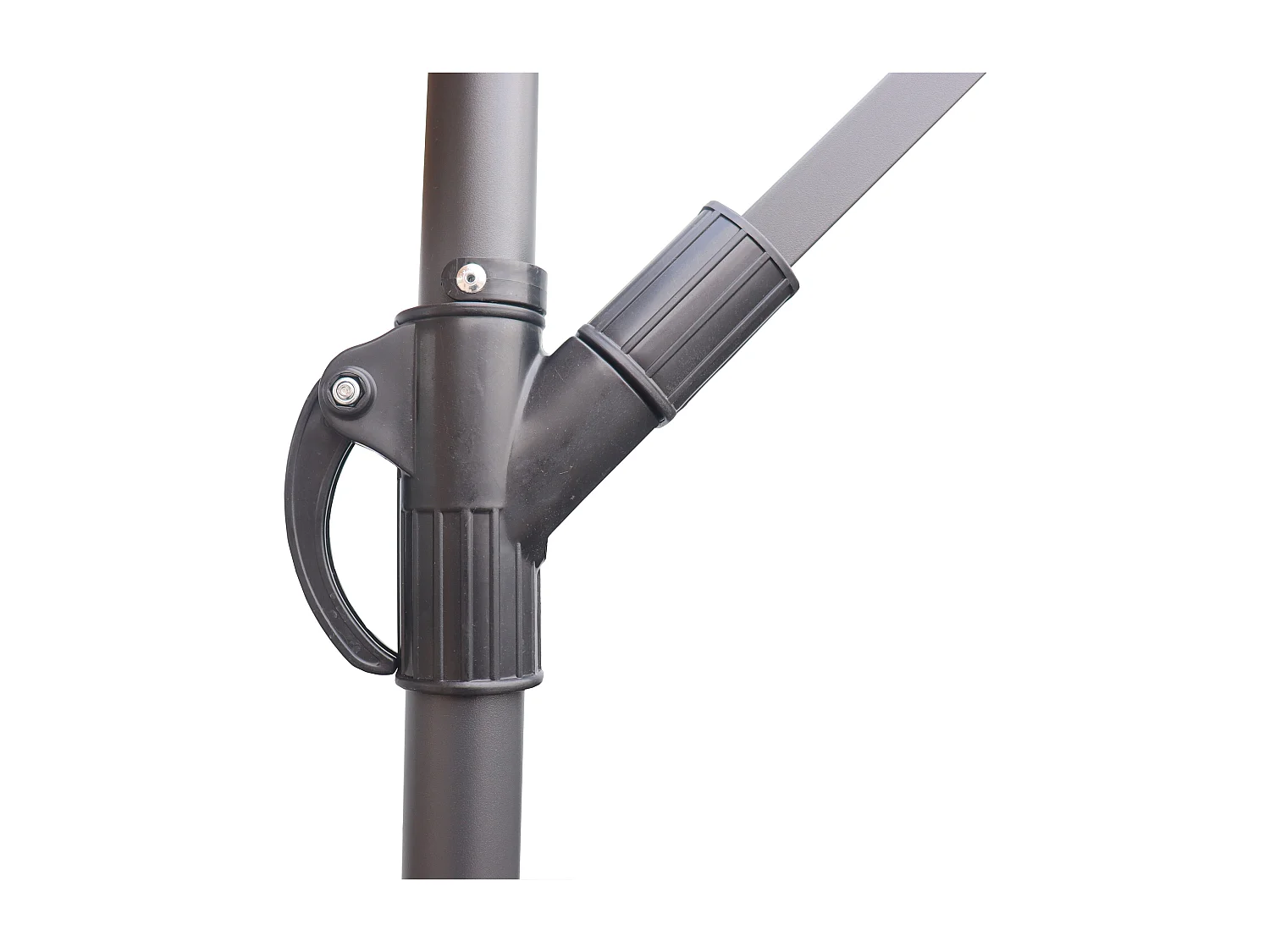 VCM Ampelschirm Parasol de terrasse Parasol de balcon Parasol rectangulaire Protection UV (Taupe)