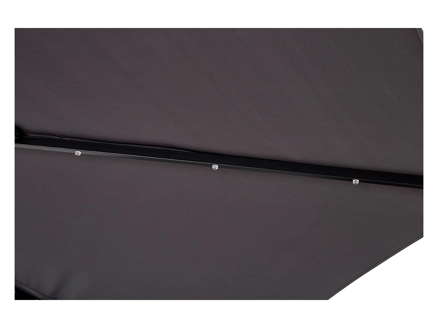 Torben Sonnenschutz Sonnenschirm, hängender Sonnenschirm Ø3.5M schwarz, grau.