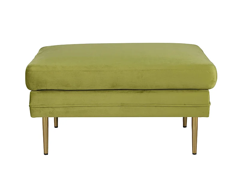 Pouf Design en Velours "Boom" 90cm Vert