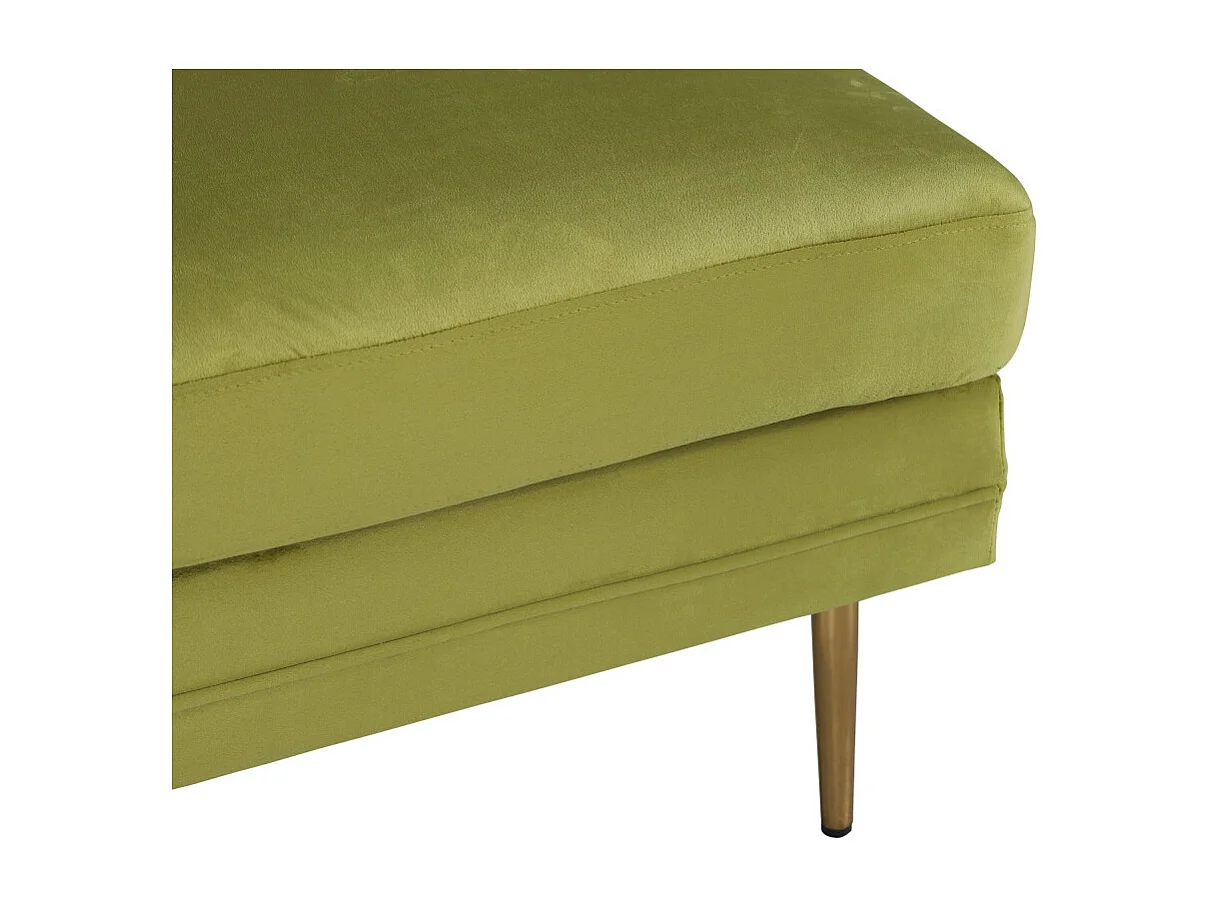 Pouf Design en Velours "Boom" 90cm Vert