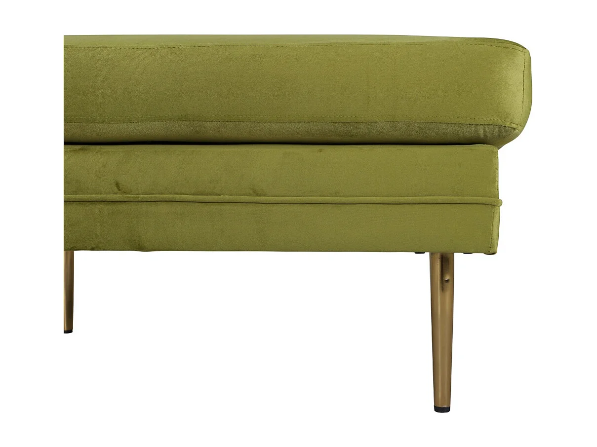 Pouf Design en Velours "Boom" 90cm Vert