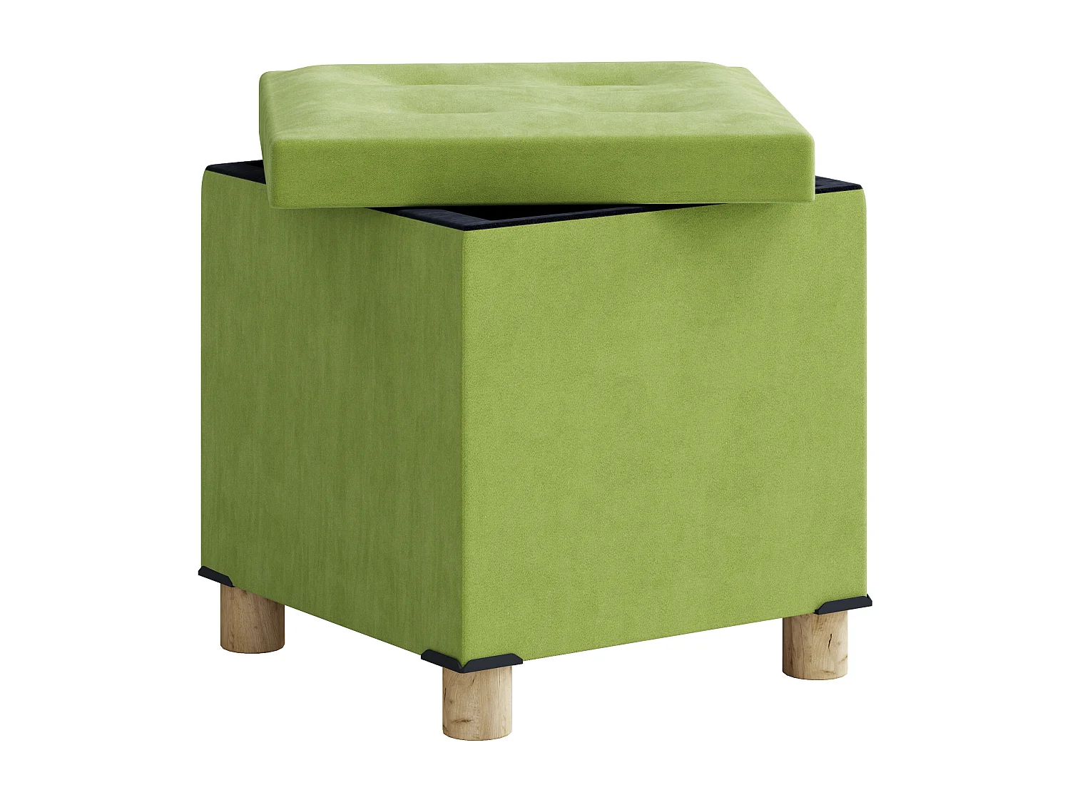 Seat Sizos Green H. 40 x W. 38 x D. 38 cm