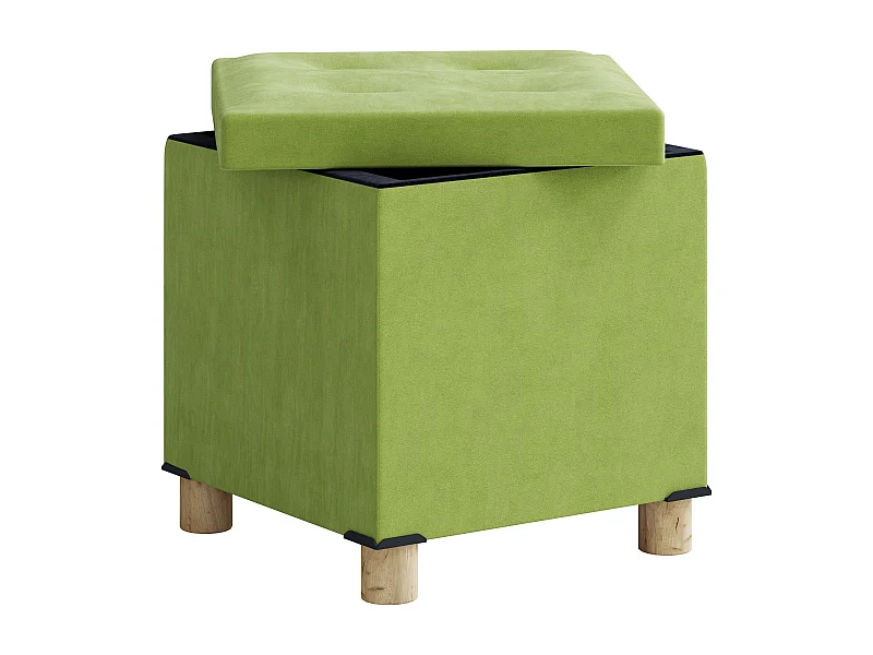 Seat Sizos Green H. 40 x W. 38 x D. 38 cm