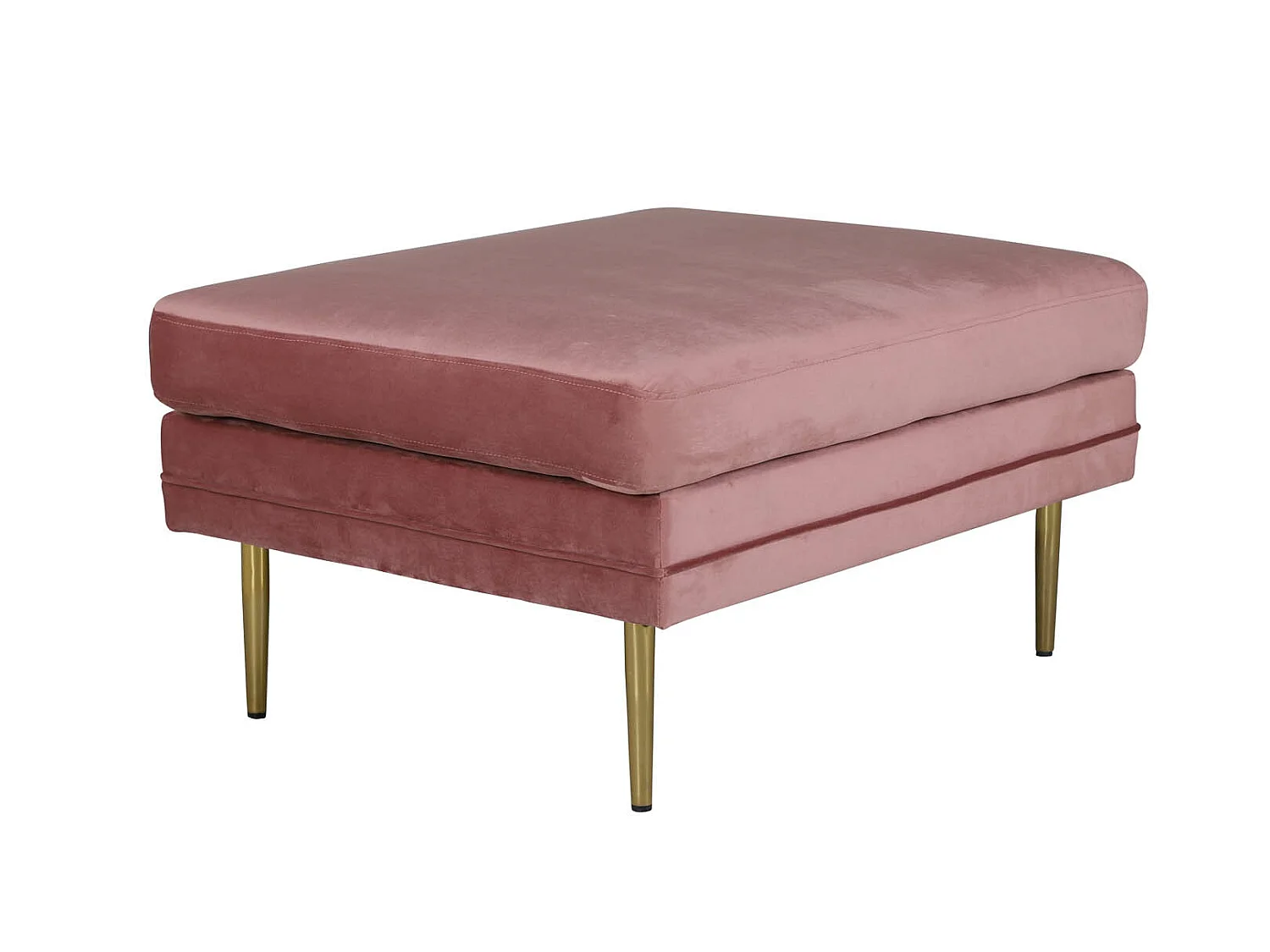 Pouf Design en Velours "Boom" 90cm Rose