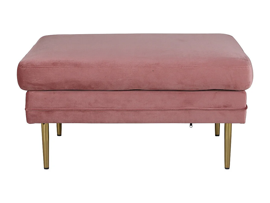 Pouf Design en Velours "Boom" 90cm Rose