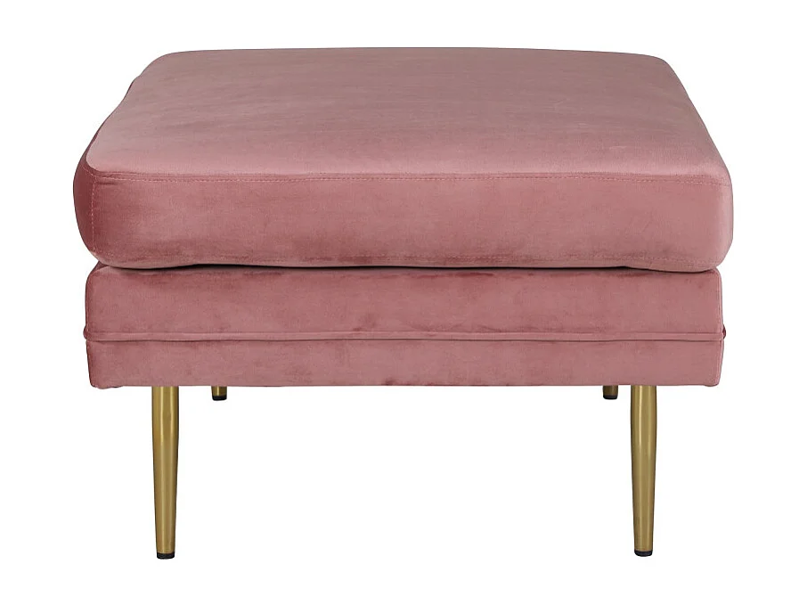 Pouf Design en Velours "Boom" 90cm Rose