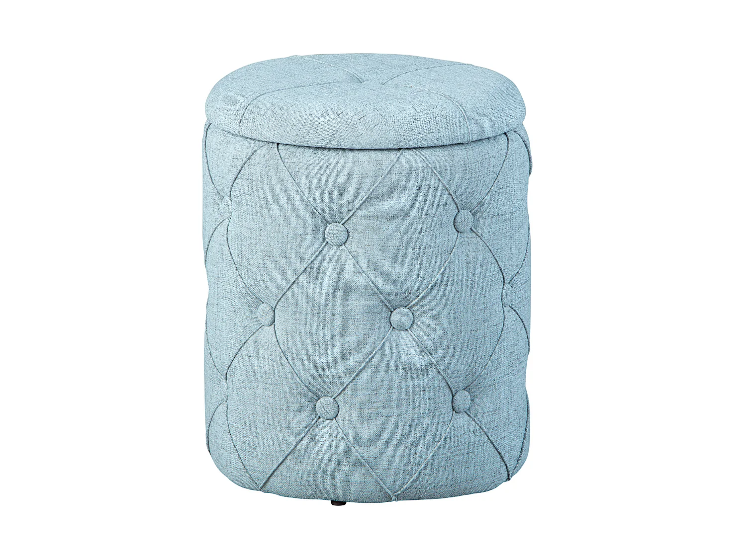 Ymas Repose-pieds/Tabouret avec compartiment de rangement, gris.