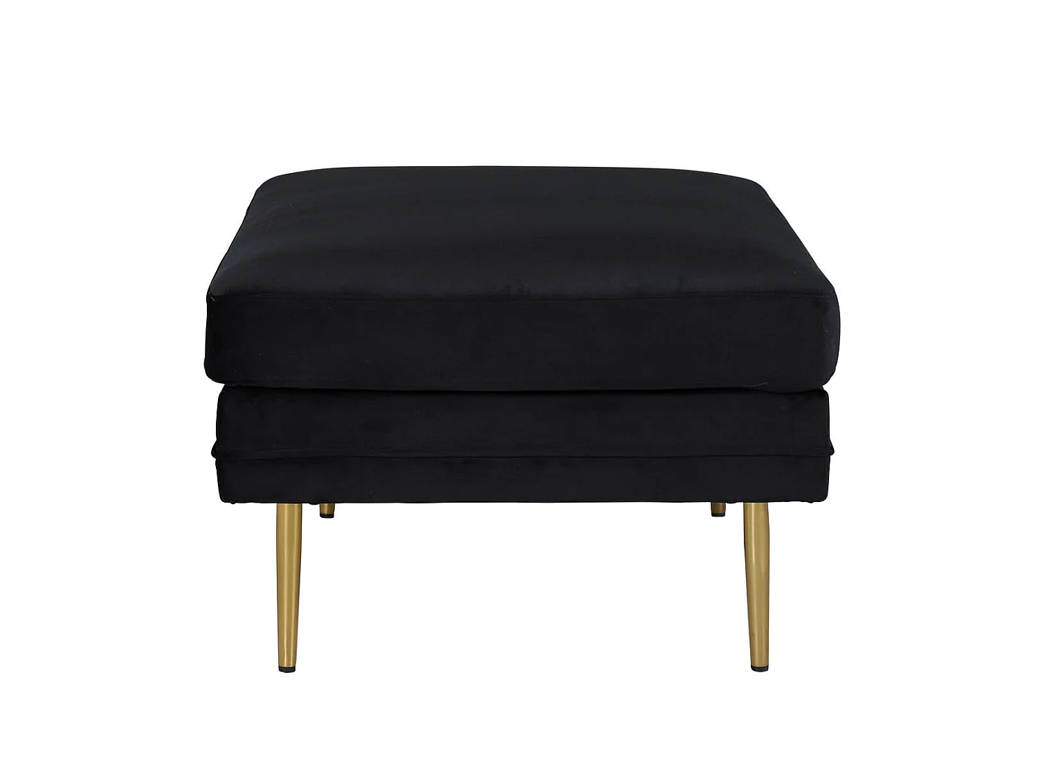 Pouf Design en Velours "Boom" 90cm Noir