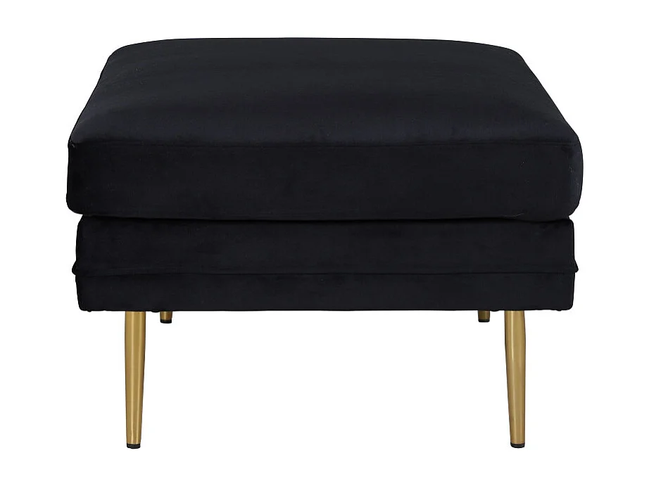 Pouf Design en Velours "Boom" 90cm Noir