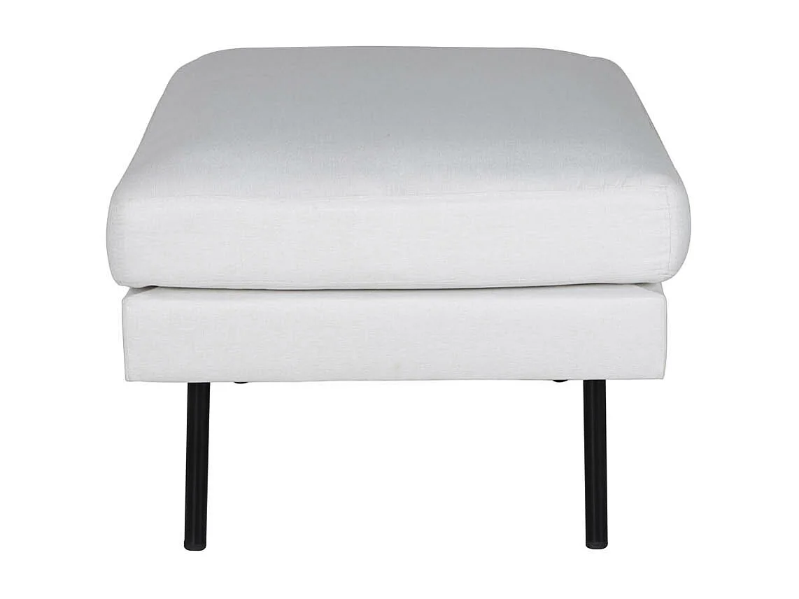 Zoom Pouf, Hocker  schwarz, hellbeige.