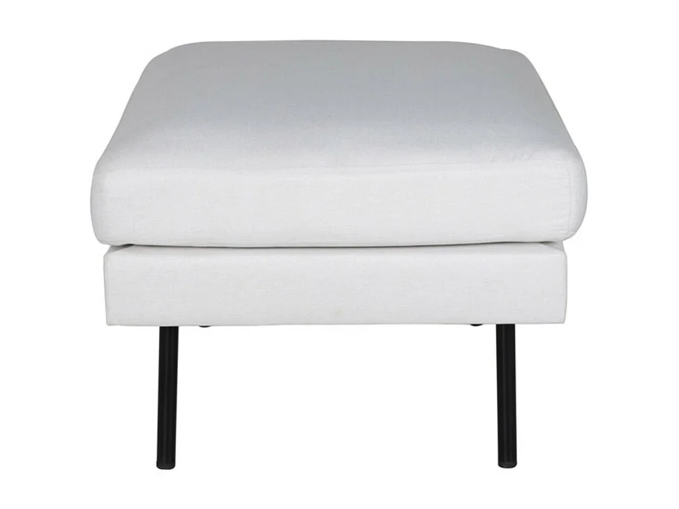 Zoom poef, hocker  zwart, lichtbeige.