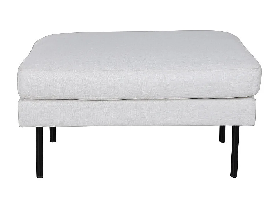 Zoom poef, hocker  zwart, lichtbeige.