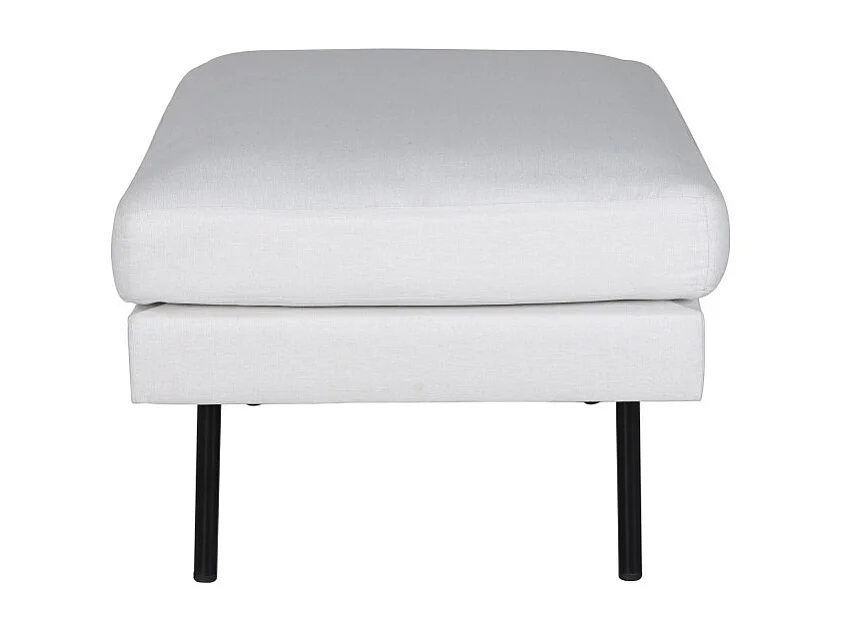 Zoom poef, hocker  zwart, lichtbeige.