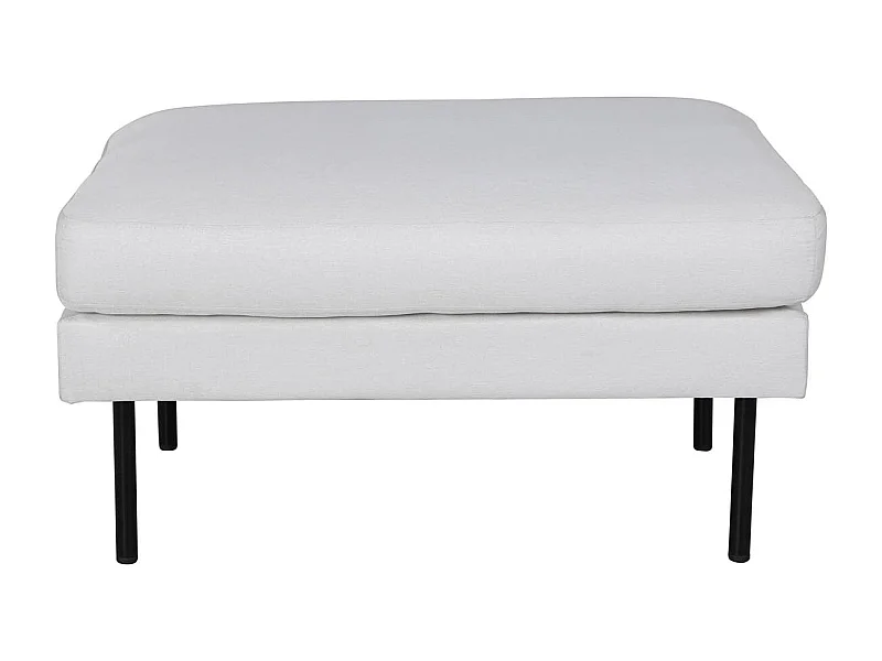 Zoom poef, hocker  zwart, lichtbeige.