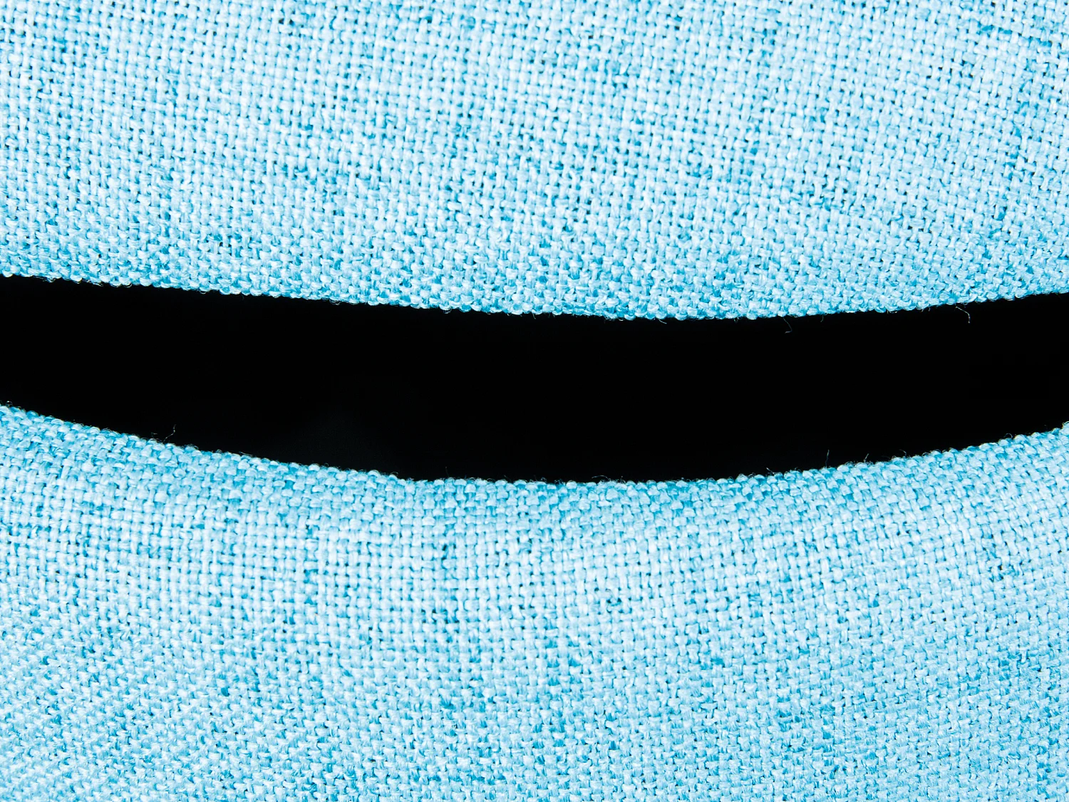 Dirax Fusshocker, Hocker mit Aufbewahrung blau und braun.