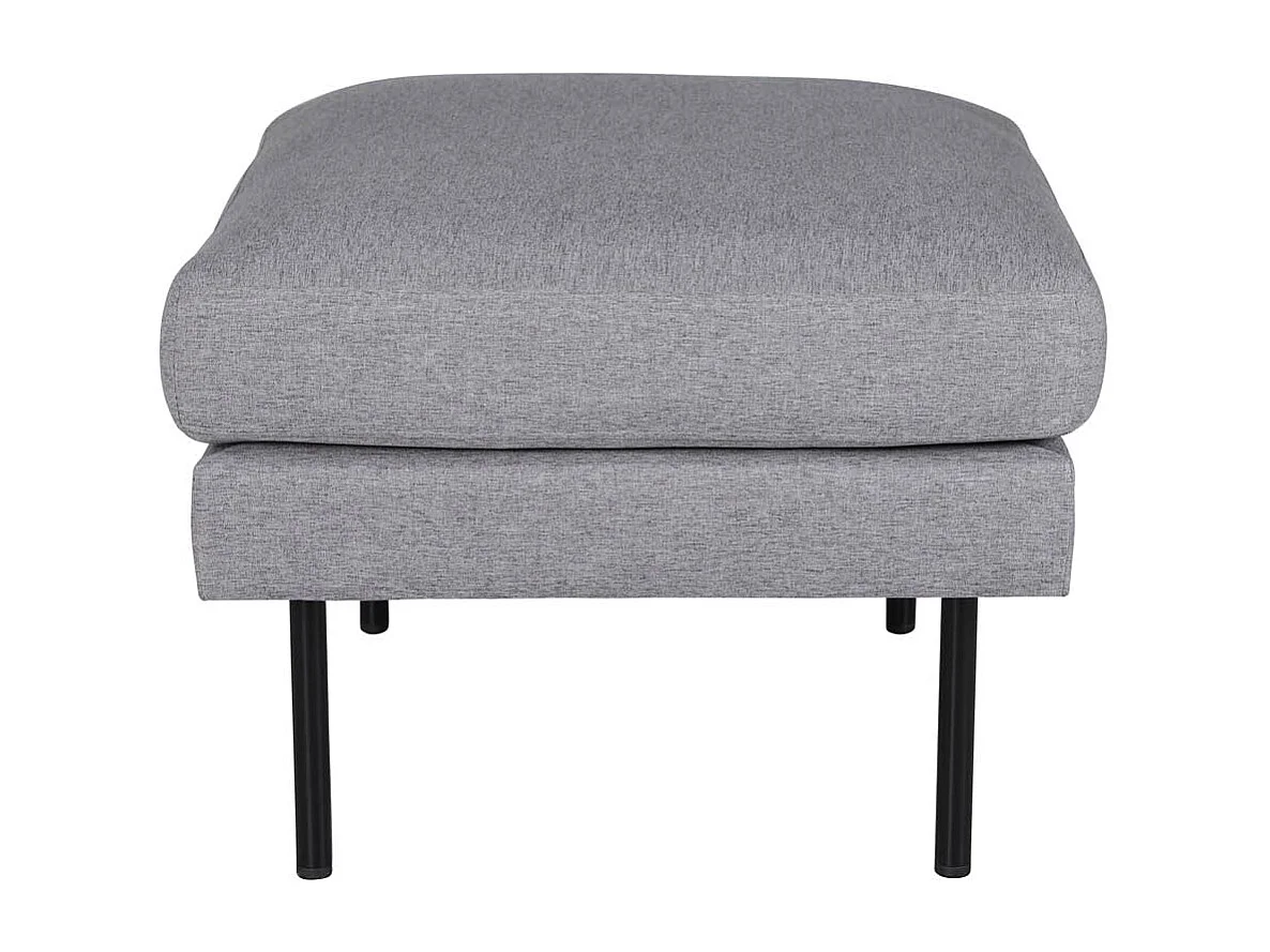 Zoom poef, hocker  zwart, grijs.