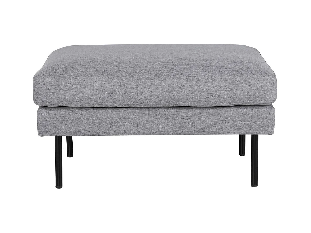Pouf Design en Tissu "Zoom" 85cm Gris