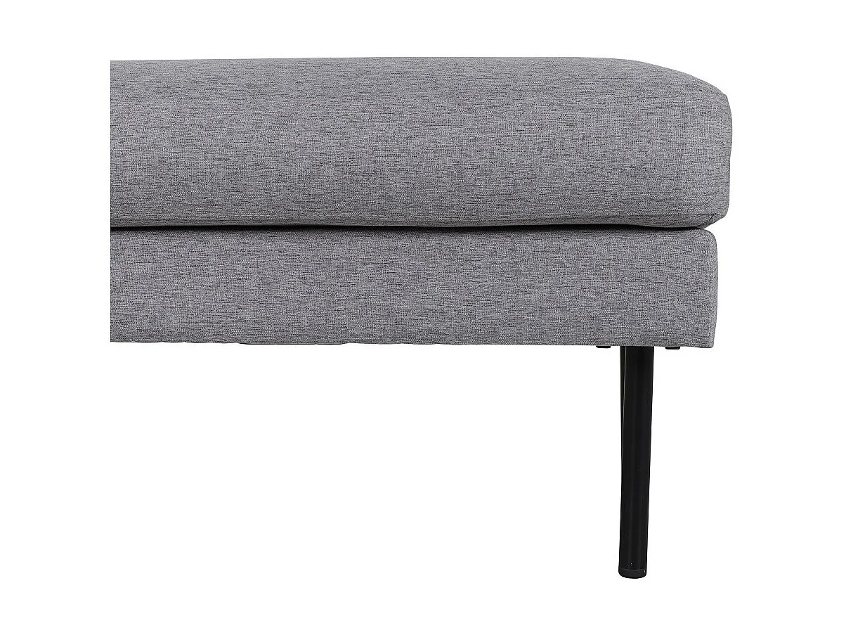 Pouf Design en Tissu "Zoom" 85cm Gris