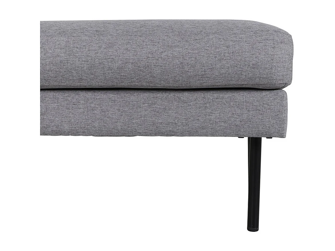 Pouf Design en Tissu "Zoom" 85cm Gris