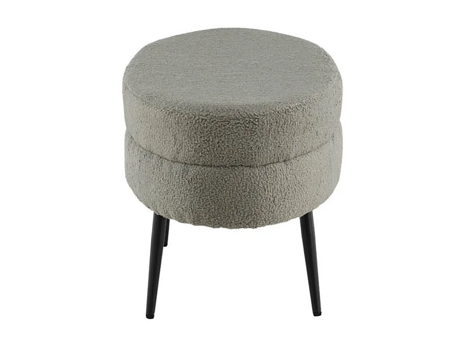 Pouf Design Bouclette "Otto" 100cm Grège