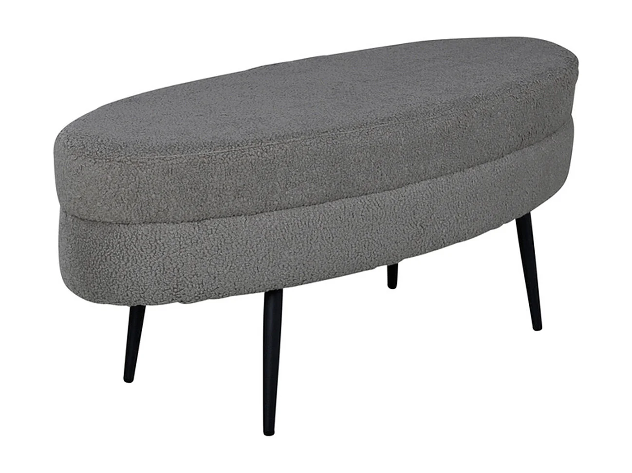 Pouf Design Bouclette "Otto" 100cm Grège